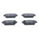 Set placute frana Spate ATE pentru MITSUBISHI ECLIPSE CROSS 1.5/2.0/2.2D 10.17 - inaltime 43.0 mm, latime 96.8 mm, grosime 14.6 mm