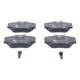 Set placute frana fata cu suruburi de ghidare etrier ATE pentru MERCEDES 124 (C124), 124 T-MODEL (S124), 190 (W201) 59.6mm x 110.0mm x 19.3mm