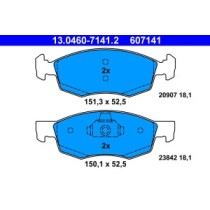 Set placute frana,frana disc ATE