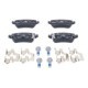 Set placute frana spate ATE pentru KIA CEE&apos;D, PRO CEE&apos;D 1.0-1.6D 05.12-07.18, inaltime 42.7 mm, latime 95.4 mm, grosime 15.0 mm