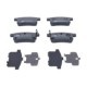 Set placute frana spate ATE pentru HONDA ACCORD IX, ACCORD VIII, CIVIC III, CIVIC IV 1.5-3.5, inaltime 47.1 mm, latime 93.5 mm, grosime 14.8 mm