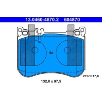 Set placute frana,frana disc ATE