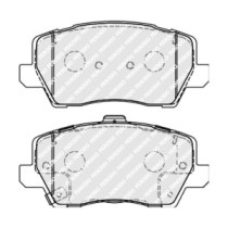 Set placute frana,frana disc FERODO