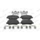 Set Placute Frana Fata KIA PICANTO III 1.0/1.2 03.17- FERODO Inaltime 55.3 mm Latime 121.6 mm Grosime 17.5 mm