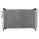 Condensator climatizare NISSENS A/C cu uscător pentru HONDA, dimensiuni 413 mm x 708 mm x 12 mm, material aluminiu