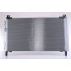 Condensator climatizare NISSENS A/C cu uscător pentru HONDA, dimensiuni 413 mm x 708 mm x 12 mm, material aluminiu