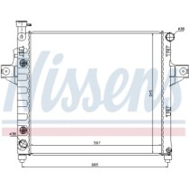 Radiator, racire motor NISSENS