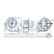 Ventilator, habitaclu NISSENS