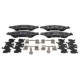 Set placute frana fata ATE cu suplimente suruburi de ghidare etrier frana tampon amortizare pentru FORD RANGER MAZDA BT-50 II