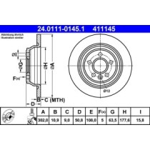 Disc frana ATE