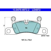 Set placute frana,frana disc ATE