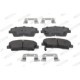 Set placute frana Fata KIA STINGER 2.2D 06.17- FERODO 61.0mm Inaltime 140.6mm Latime 17.6mm Grosime