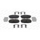 Set placute frana Fata FERODO HYUNDAI CRETA KONA SUV 1.0-2.0 01.16- Inaltime 57.2mm Latime 130.0mm Grosime 17.6mm Senzor uzura Da