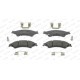 Set placute frana Fata FORD RANGER 2.0D-3.2D 04.11- FERODO Inaltime 68.1 mm Latime 194.1 mm Grosime 16.5 mm