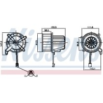 Ventilator, habitaclu NISSENS