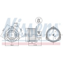 Ventilator, habitaclu NISSENS