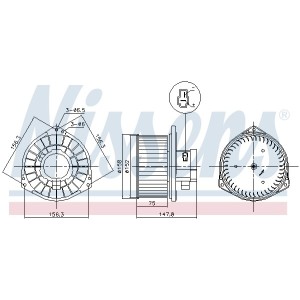 Ventilator, habitaclu NISSENS