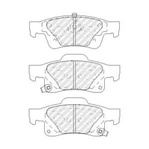 Set placute frana,frana disc FERODO