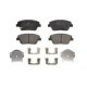 Set placute frana Fata FERODO KIA OPTIMA 1.7D/2.0/2.4 01.11- Inaltime 58.9mm Latime 132.8mm Grosime 18.5mm Senzor uzura Da