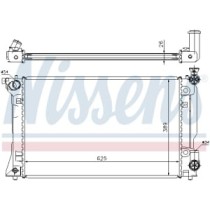 Radiator, racire motor NISSENS