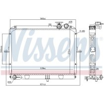 Radiator, racire motor NISSENS