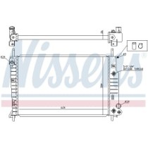 Radiator, racire motor NISSENS