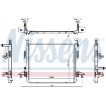 Radiator, racire motor NISSENS