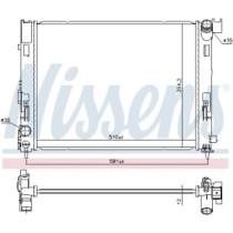 Radiator, racire motor NISSENS