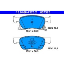 Set placute frana,frana disc ATE