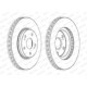 Set discuri frana fata ventilate 296mm 5 gauri potrivire Lexus IS C IS II IS III Toyota Crown Mark X I II 2.2D-3.0 09.03-