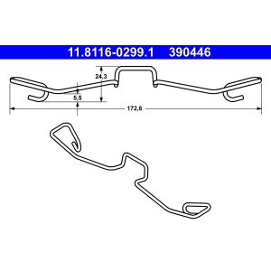 Arc, etrier frana ATE