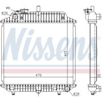 Radiator, racire motor NISSENS