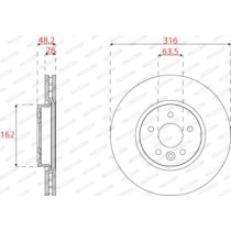 Disc frana FERODO