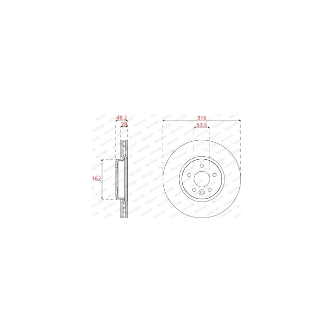 Disc frana FERODO