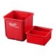 Suporti MILWAUKEE 1 buc Container, latime 102mm, inaltime 46mm, material plastic, culoare rosie