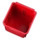 Suporti MILWAUKEE 1 buc Container, latime 102mm, inaltime 46mm, material plastic, culoare rosie