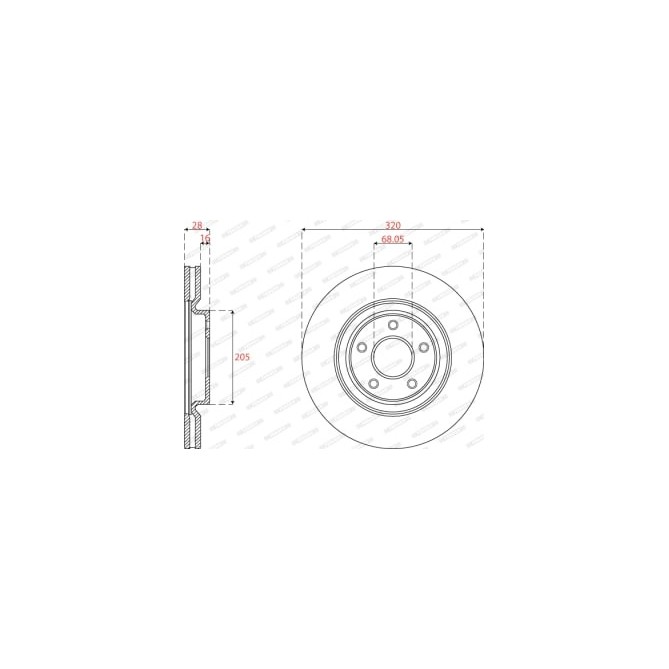 Disc frana FERODO