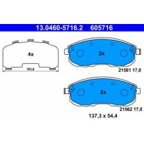 Set placute frana,frana disc ATE