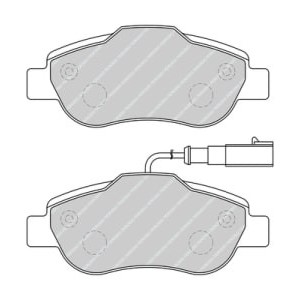 Set placute frana,frana disc FERODO