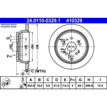 Disc frana ATE