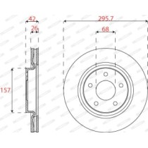 Disc frana FERODO