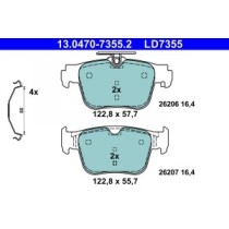 Set placute frana,frana disc ATE