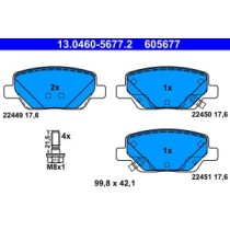 Set placute frana,frana disc ATE