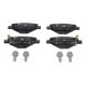 Set placute frana Spate ATE cu suruburi etrier FIAT TIPO 1.0-1.6D 10.15, Inaltime 42.1 mm, Latime 99.8 mm, Grosime 17.6 mm