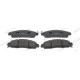 Set placute frana fata Nissan Navara NP300 Renault Alaskan 2.3D 01.15- Ferodo inaltime 54.3mm latime 169.0mm grosime 16.8mm