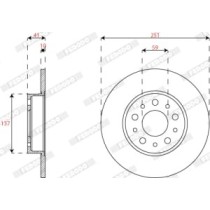 Disc frana FERODO