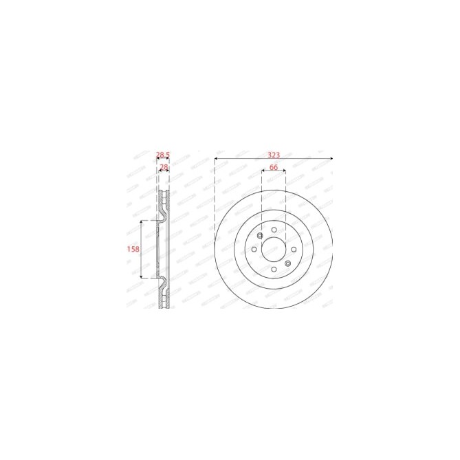 Disc frana FERODO