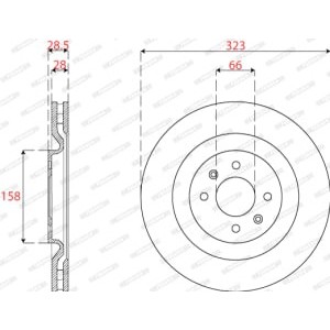 Disc frana FERODO