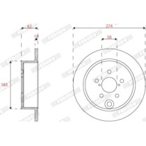 Disc frana FERODO