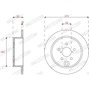 Disc frana FERODO